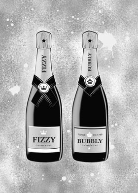 Fizzy Bubbly Champagne 