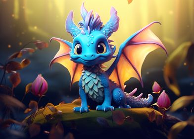 Baby Forest Dragon