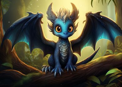 Baby Electric Wings Dragon