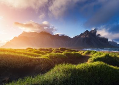 Stokksnes mountain iceland