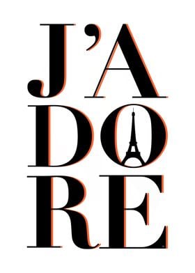 JAdore Paris Typography