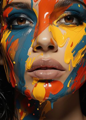 Colorful Woman 001