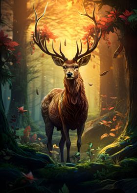 Woodland Deer 