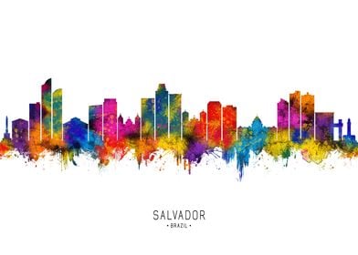 Salvador Brazil Skyline