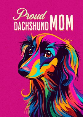 Long Haired Dachshund Mom