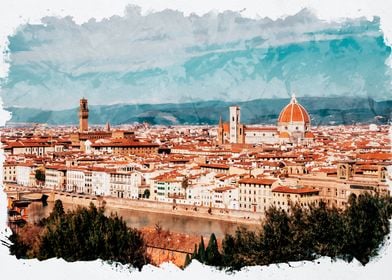 View of Florence Italy