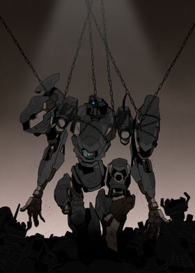 armored core robot grave