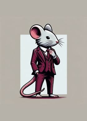 Mouse Corrupt Illustration