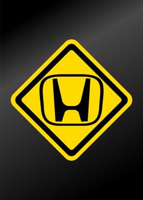 road sign automotive badge