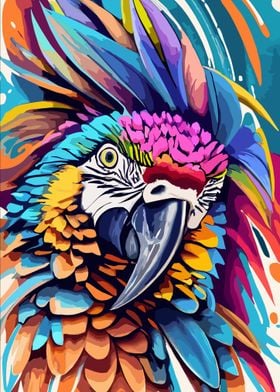 Colorful Macaw