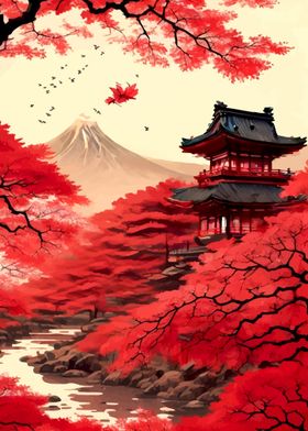 Serene Japanese Landscape