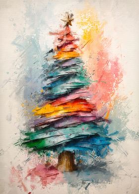 Colorful Christmas Tree