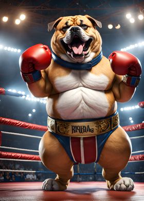 boxing dog