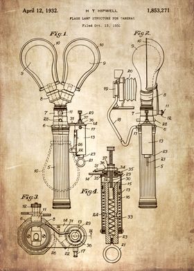 Camera flash lamp patent a