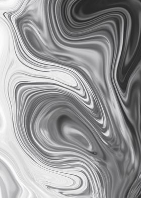 Abstract Grey Waves