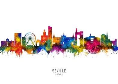 Seville Spain Skyline