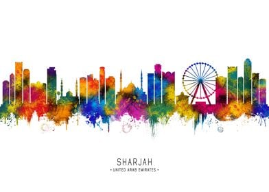 Sharjah UAE Skyline