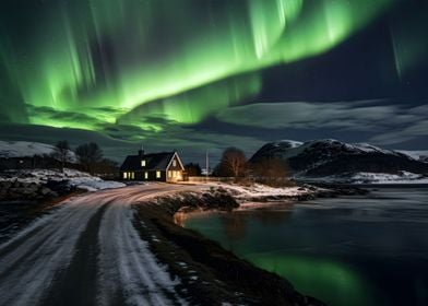 Mystical Aurora in Wolfand