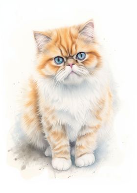 Exotic Shorthair Sketch