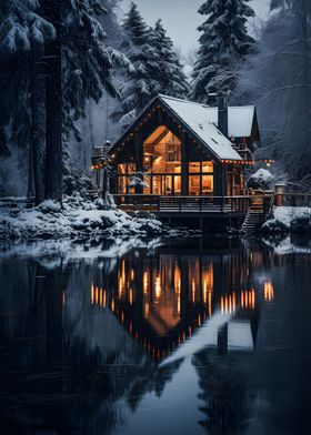 Lakeside Cabin Retreat