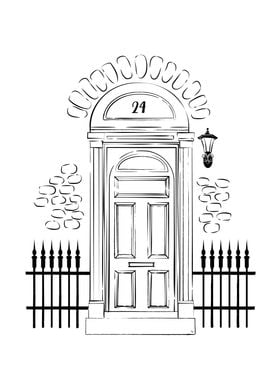 London Door illustration