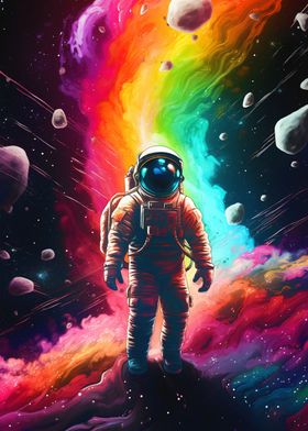 The Rainbow Astronaut