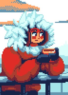 Pixel Art Cold Day