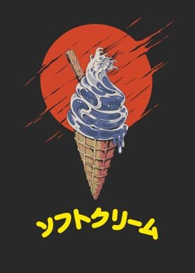 Japan style ice cream