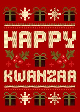 HAPPY KWANZAA RED