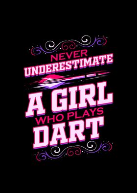 Darts Woman Dart Player