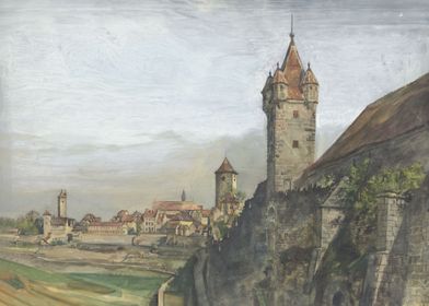 Partial view of Rothenburg