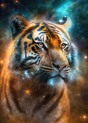 Mystical Nebula Tiger