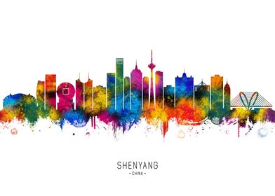 Shenyang China Skyline