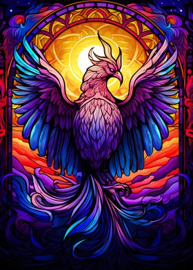 Fantasy Phoenix Colorful