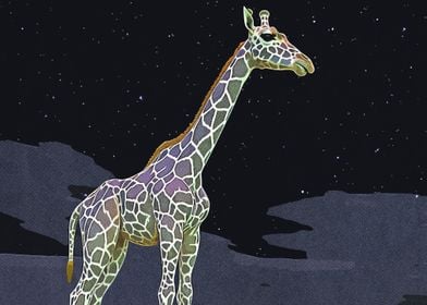 Giraffe Space Vintage