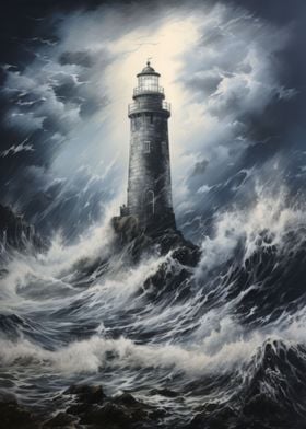 Lighthouse in Sea Breeze