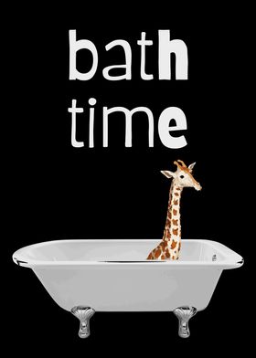 BATH TIME GIRAFFE