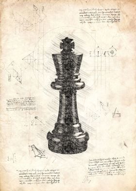 Da Vinci King chess