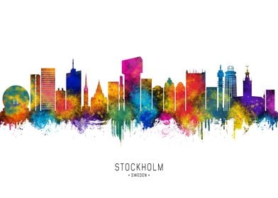 Stockholm Sweden Skyline