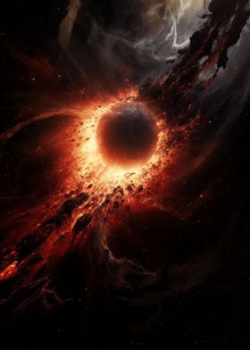 Exploding Black Hole