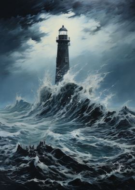 Acrylic Lighthouse Canvas