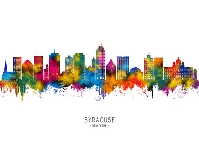 Syracuse New York Skyline