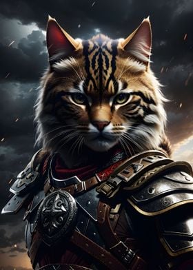 Cat armor angry