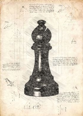 Da Vinci Bishop chess