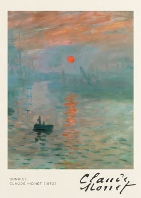 Sunrise  Claude Monet