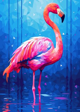 Flamingo Animal Pop Art