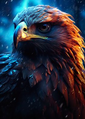 Epic Rainy Hawk