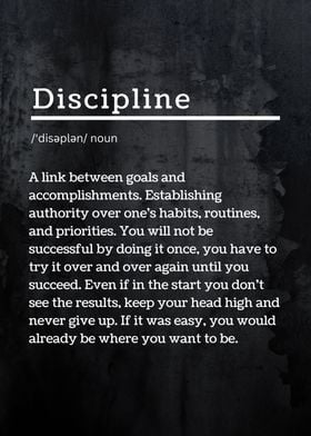 Discipline