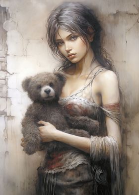 Woman teddy