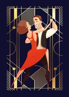 Art Deco poster